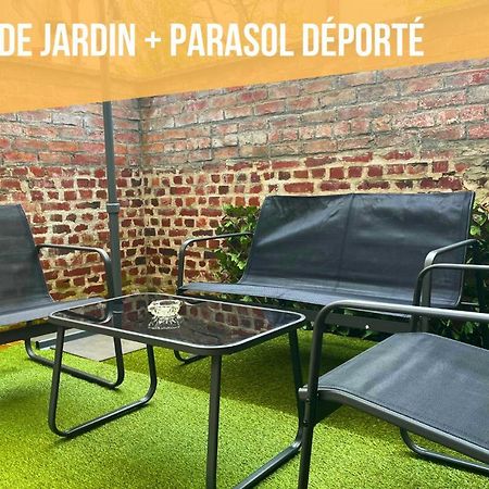 Appartement T2 Industriel avec terrasse et parking privé à Amiens Extérieur photo