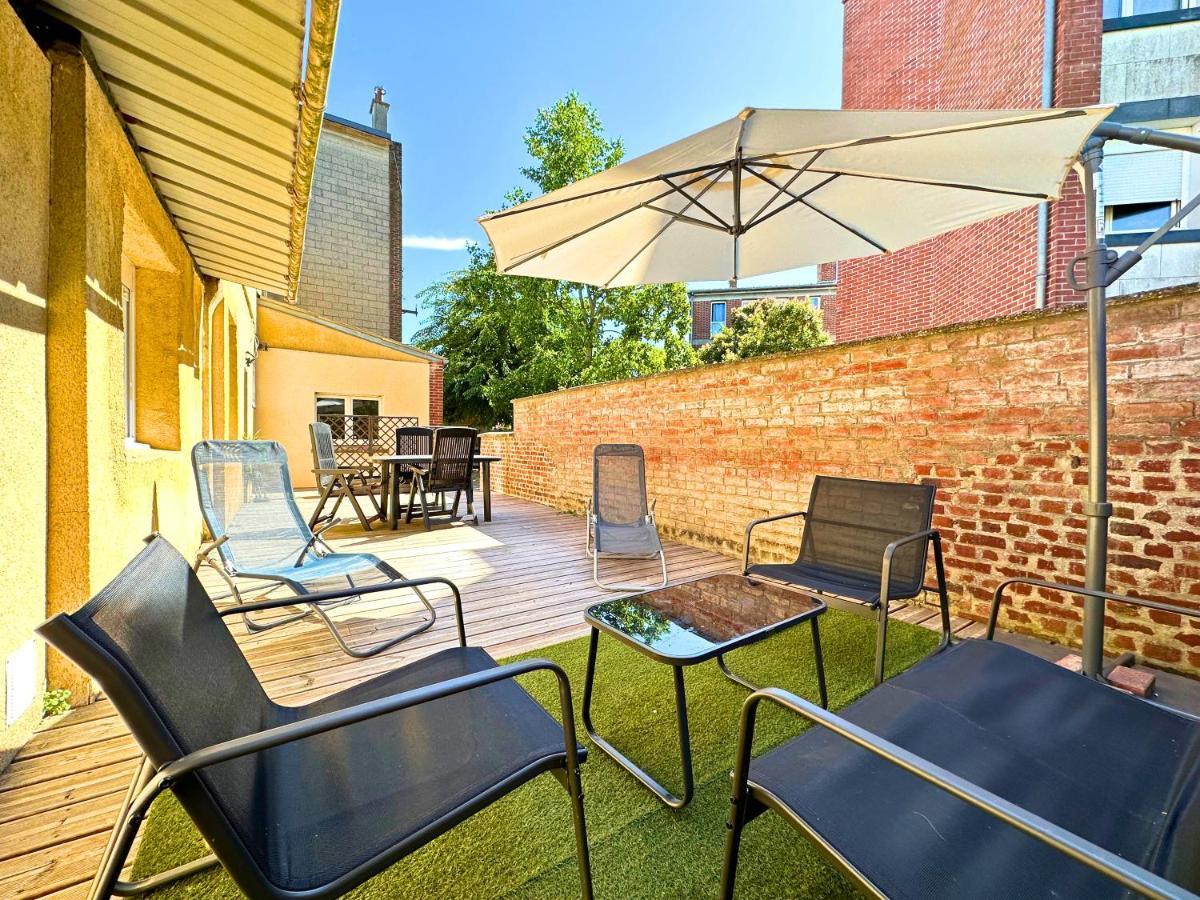 Appartement T2 Industriel avec terrasse et parking privé à Amiens Extérieur photo